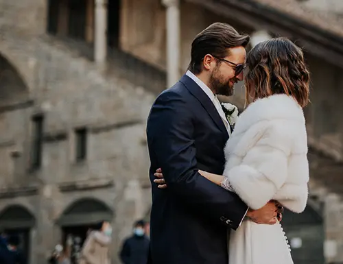 L'atmosfera romantica e incantata del matrimonio invernale