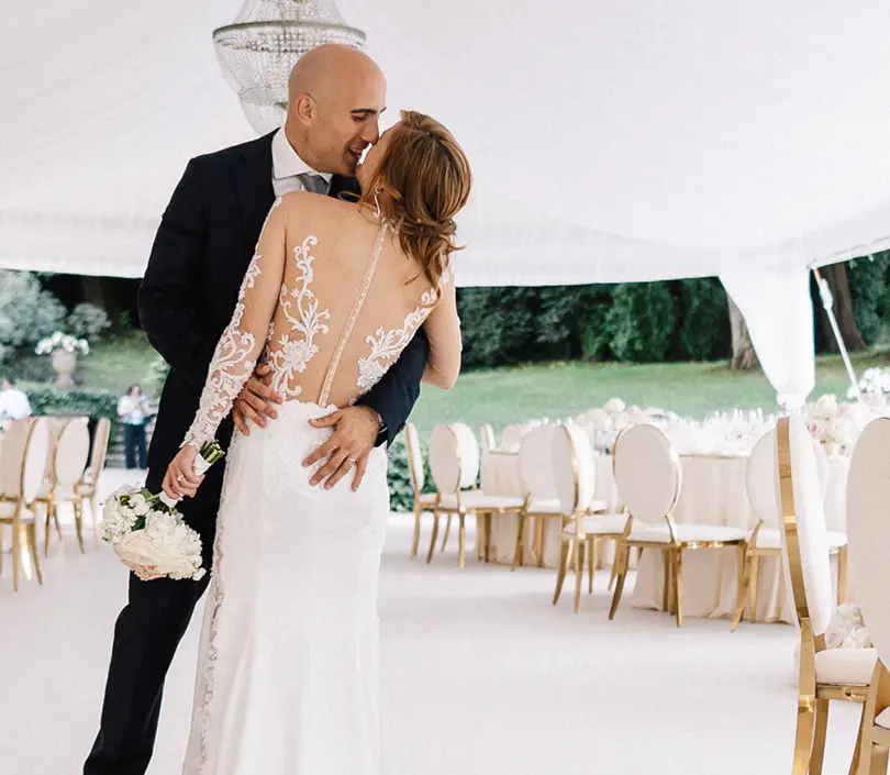 matrimonio luxury total white by Nives Malvestiti event planner